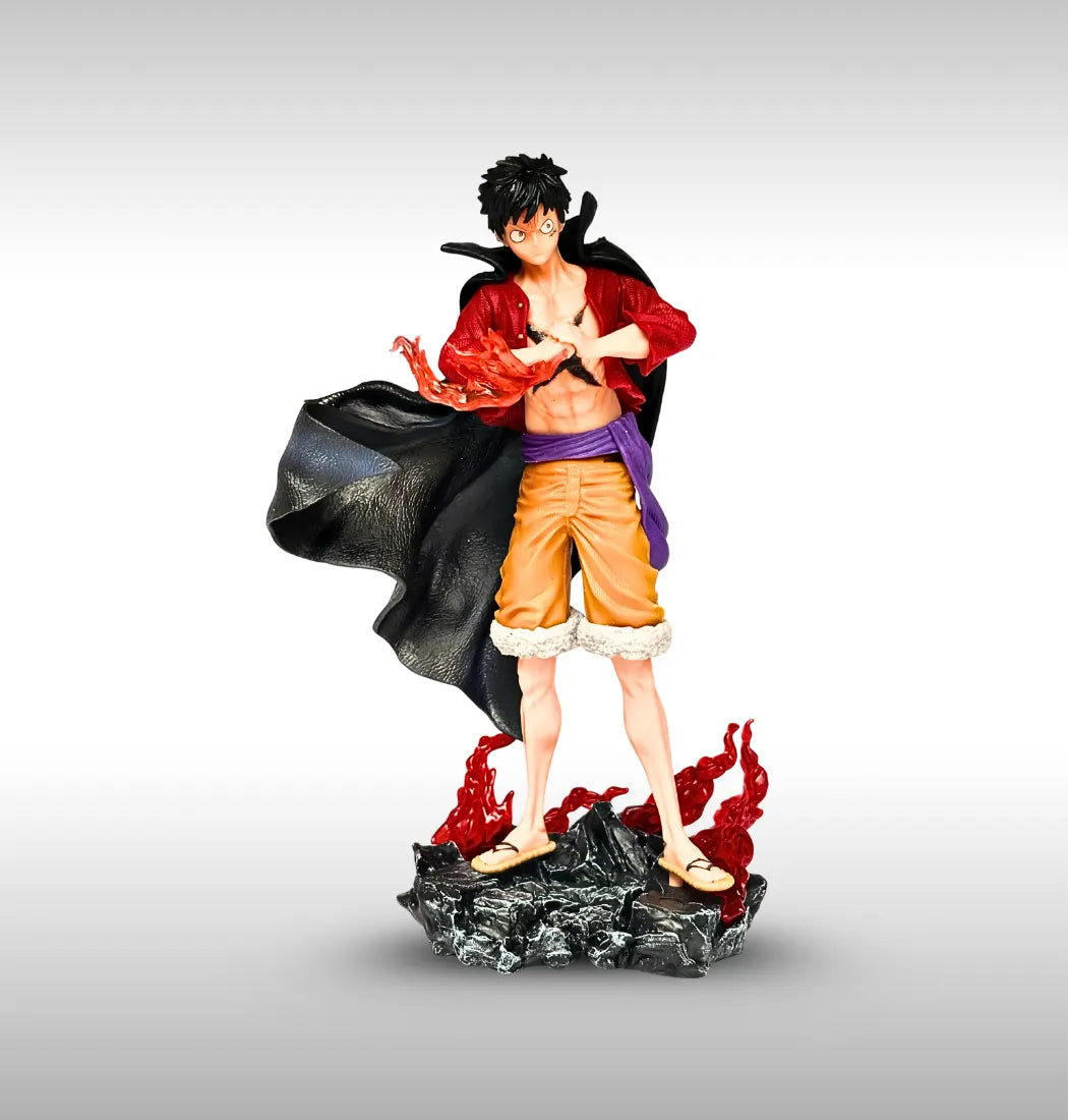 24 Cm Monkey D. Luffy Flame Power Action Figure