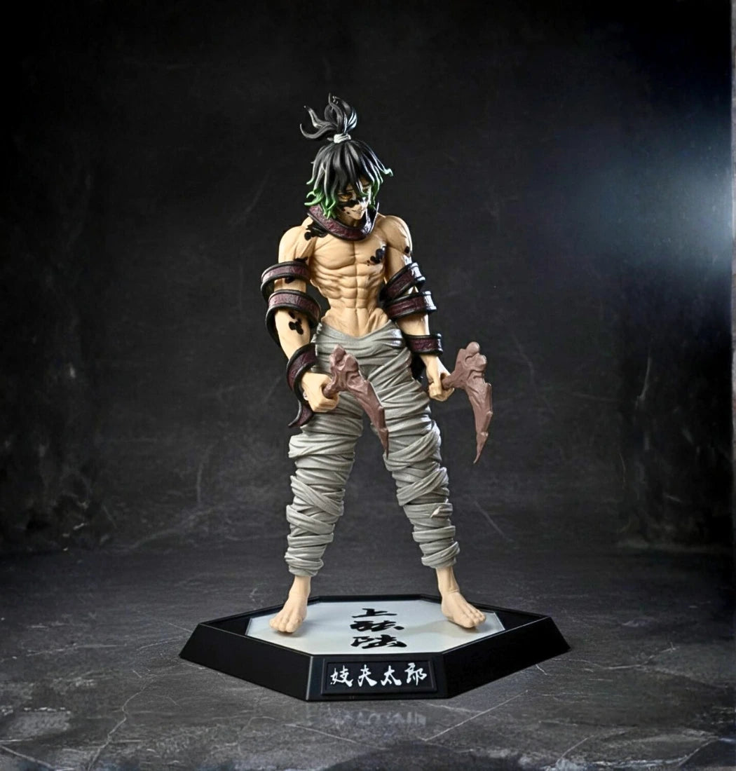 Gyutaro Action figure on a dark background