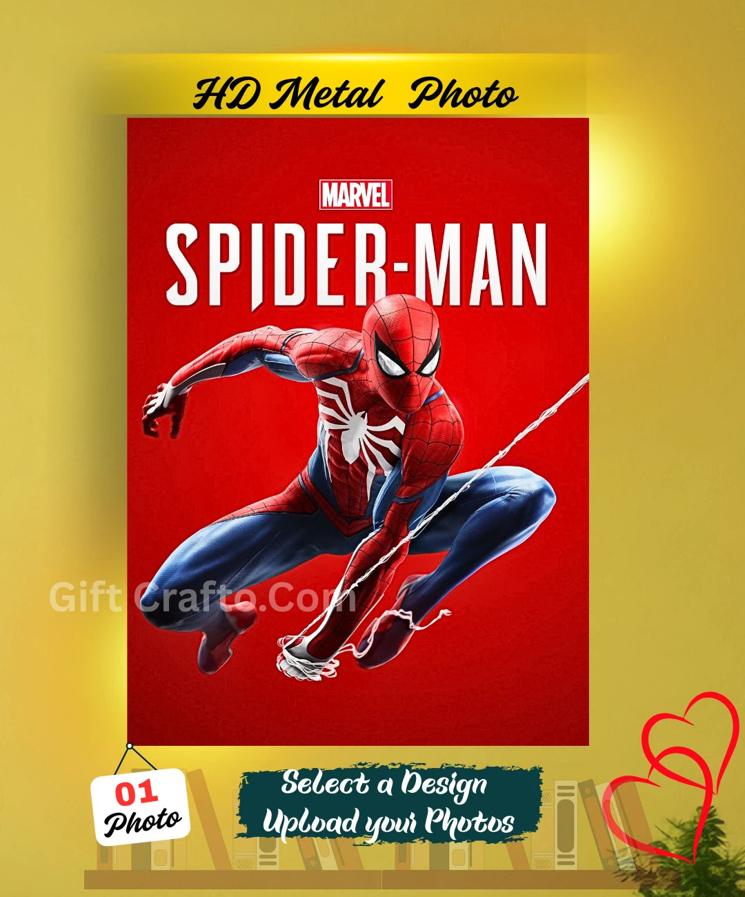 Superhero Metal Poster – HD Premium Wall Art A4 Size