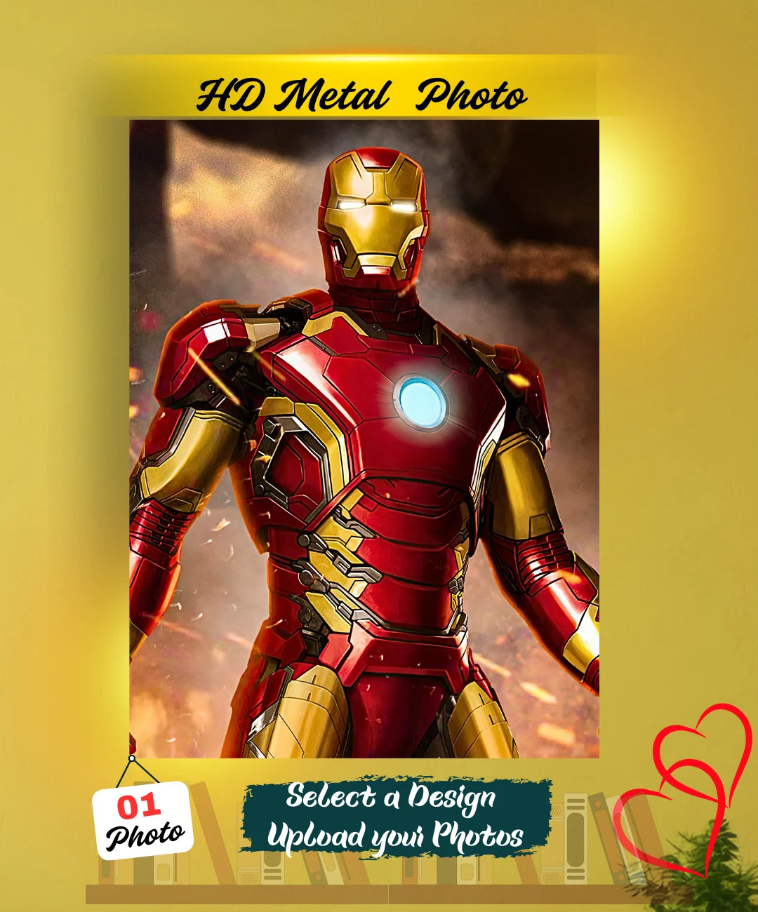 Superhero Metal Poster – HD Premium Wall Art A4 Size