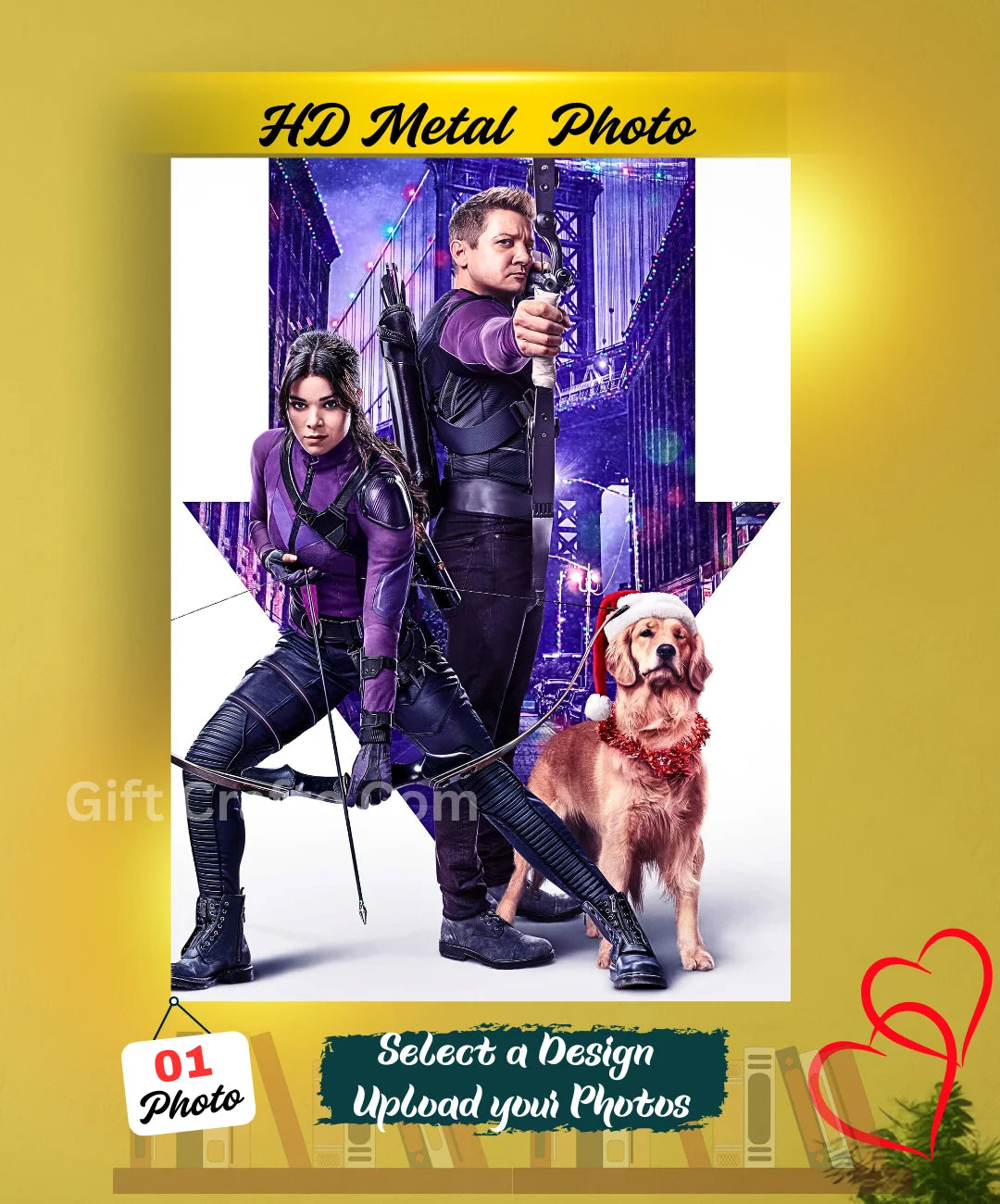 Superhero Metal Poster – HD Premium Wall Art A4 Size