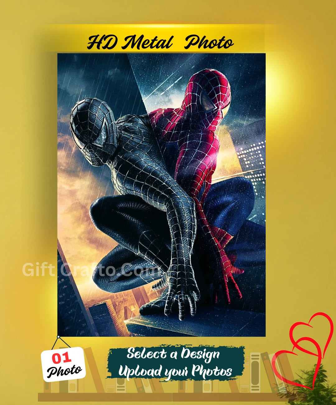 Superhero Metal Poster – HD Premium Wall Art A4 Size