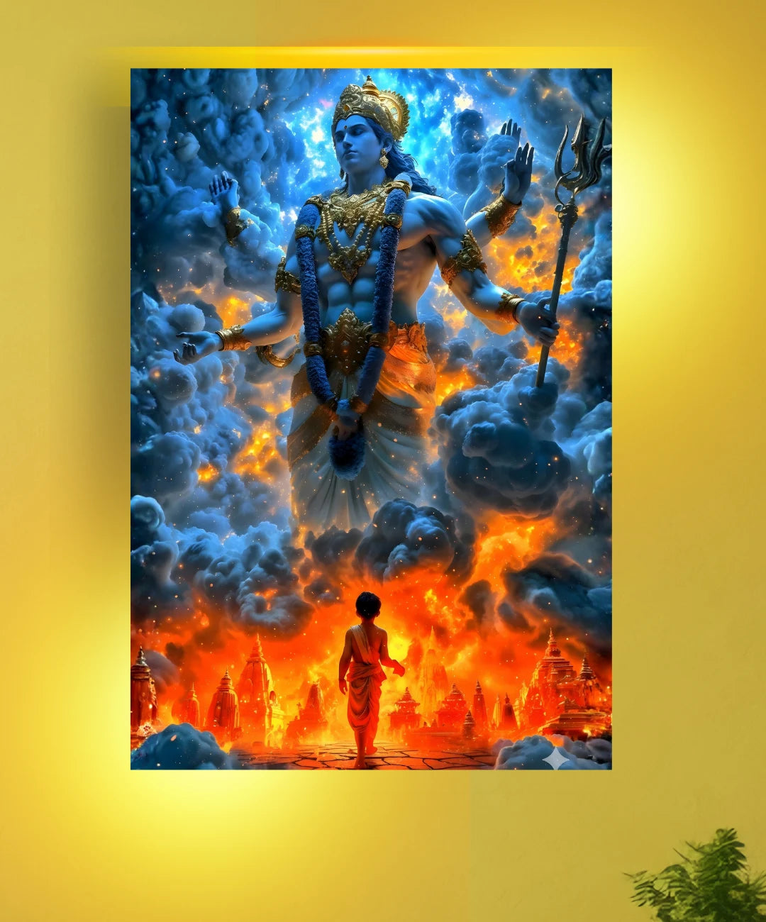 Modern A4 Metal Poster – Premium Home & Office Art -Long , High Quality & Stylish Print (Design 1 of 3)