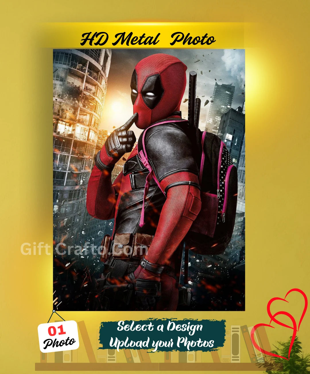 A4 Superhero Metal Poster with Magnetic (2)