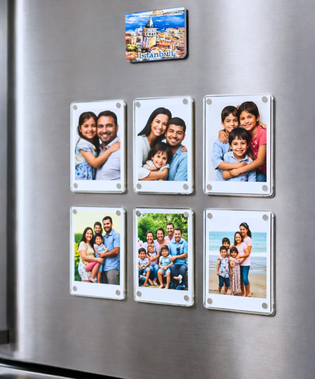 Customized Acrylic Magnet Photo 2.5×3.5 Inch | Premium Fridge Magnet Print Photo