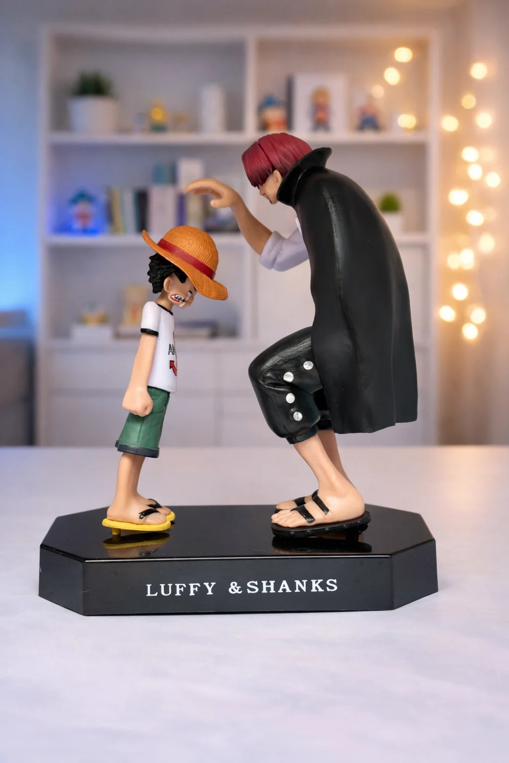 One Piece Luffy & Shanks Emotional Moment Action Figure | Anime Collectible Figure