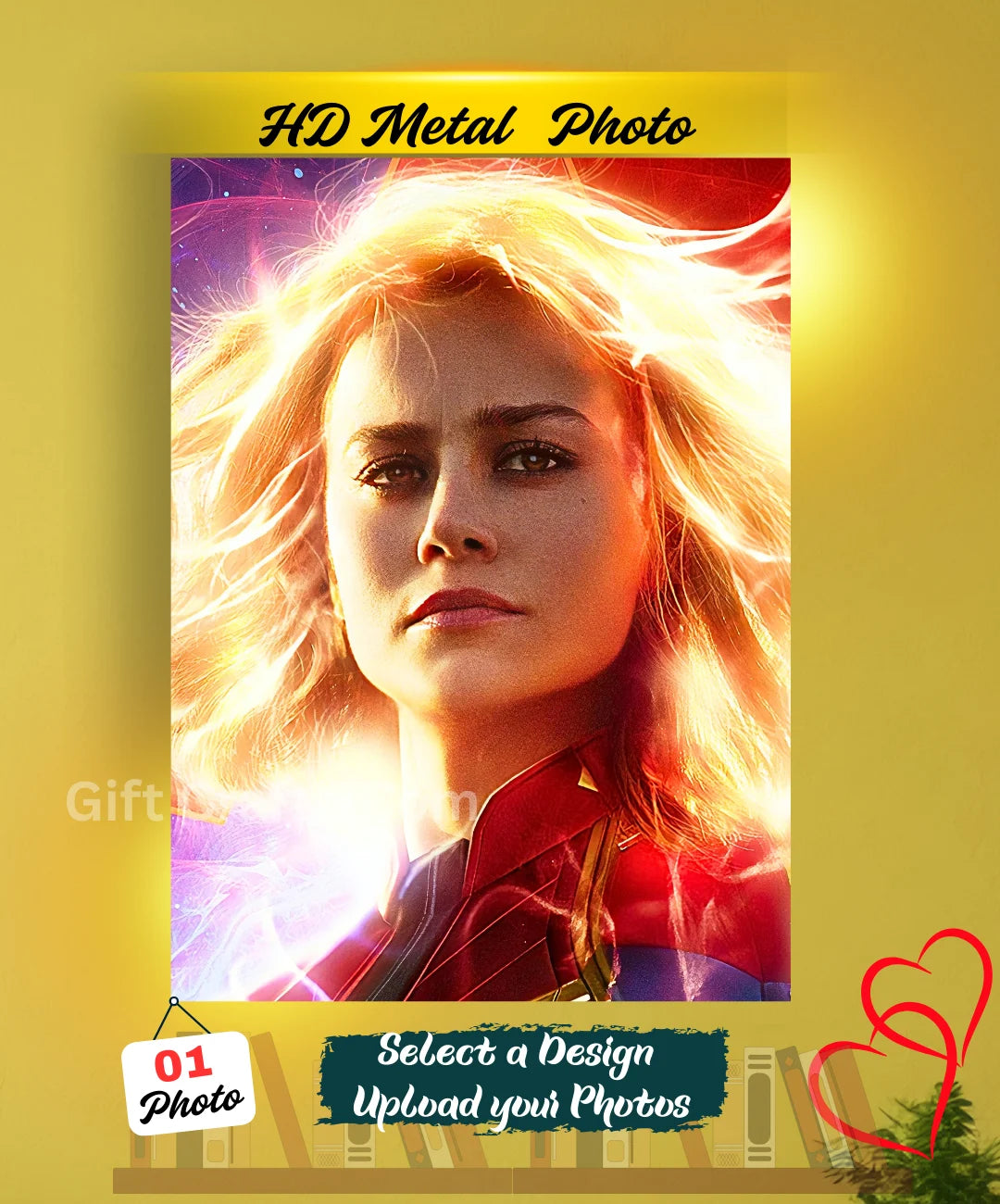 A4 Superhero Metal Poster with Magnetic (2)