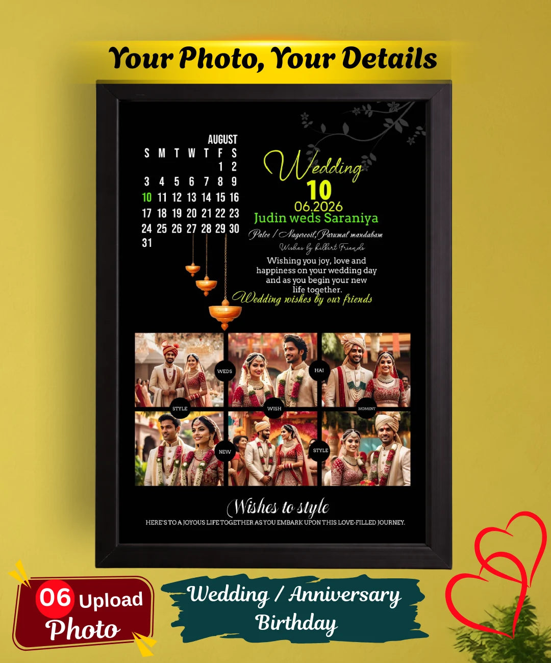 A4 Custom Photo Prints & Frames Online – Wedding , Anniversary , Birthday Perfect Gift for Every Occasion (Album 1 of 3)