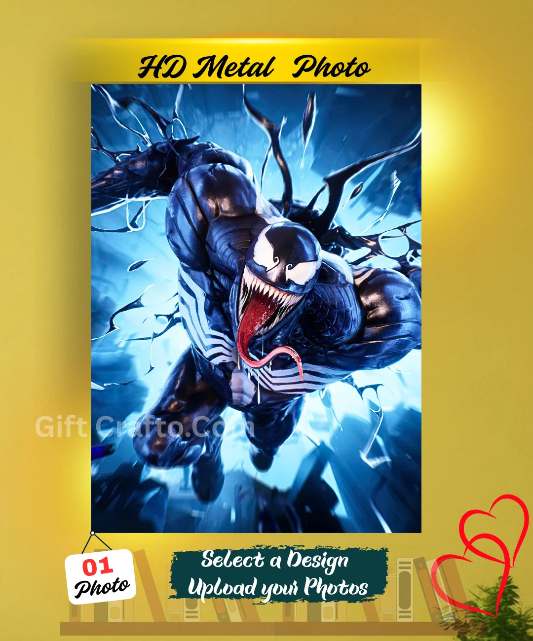 Superhero Metal Poster – HD Premium Wall Art A4 Size