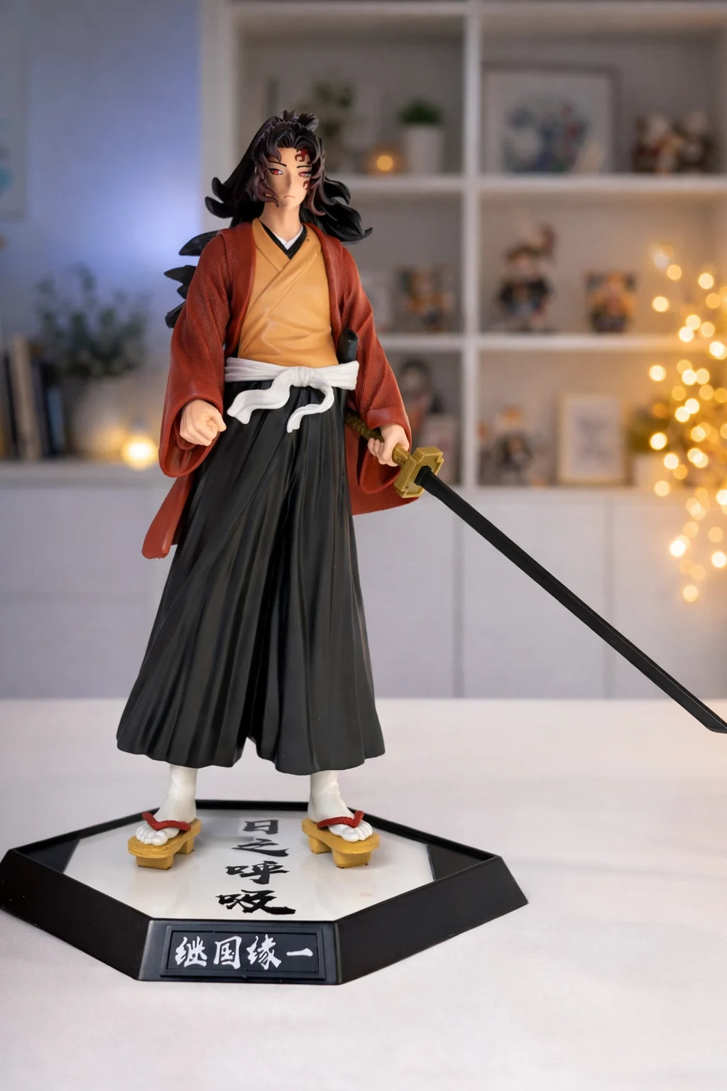 Demon Slayer Yoriichi Tsugikuni Sword Pose Action Figure | Anime Collectible Figure (30 cm)