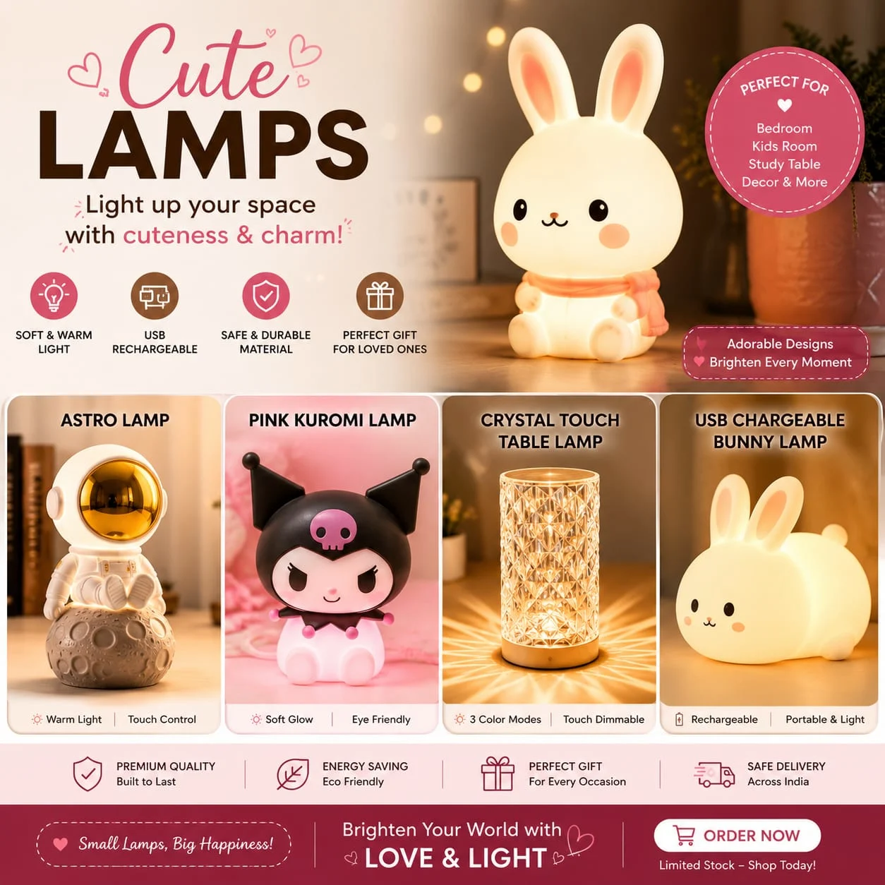 Cute lamps category